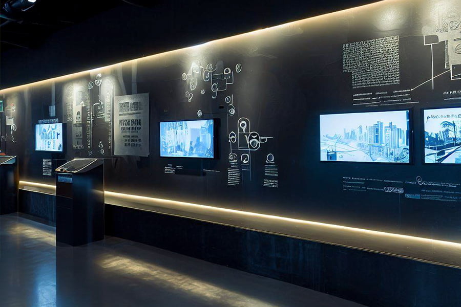 展廳設(shè)計(jì)，展廳設(shè)計(jì)效果圖，九來(lái)九往展廳設(shè)計(jì)公司